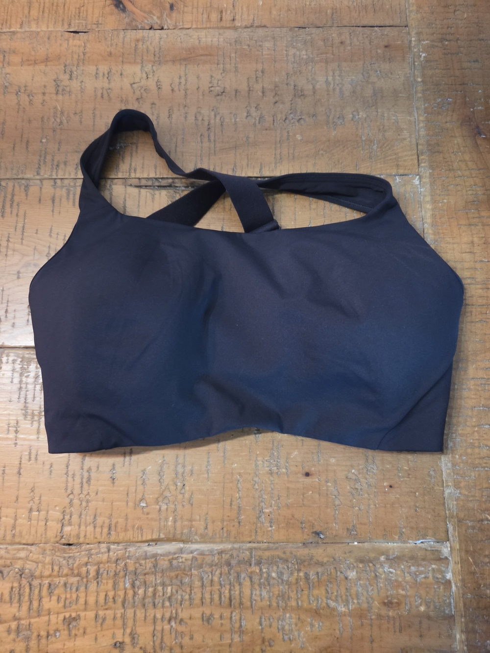lululemon athletica Black Cross-Back Sports Bra